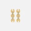 3Mm Toggle Stud Earrings With Diamonds
