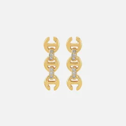 3Mm Toggle Stud Earrings With Diamonds