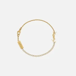 Monogram Bracelet With Crystals