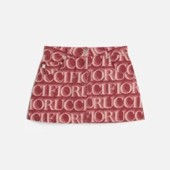 Monogram Mini Skirt