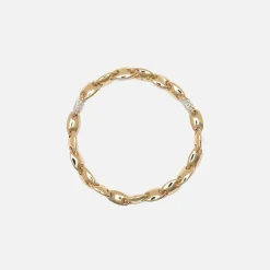 Neo 7Mm Bracelet In Yellow And White Diamonds