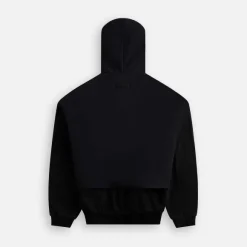 Nylon Fleece Hooded Sweater