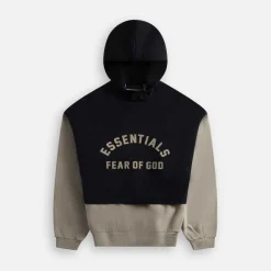 Nylon Fleece Hooded Sweater