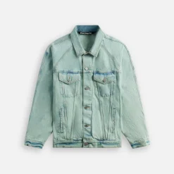 Overdye Logo Loose Denim Jacket