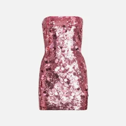 Paillette Tube Dress