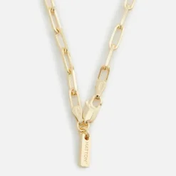 Paperclip Bracelet 18K Plated