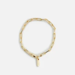 Paperclip Bracelet 18K Plated