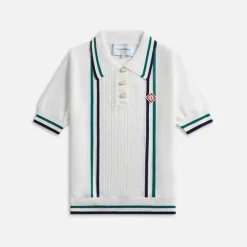 Pointelle Tennis Polo