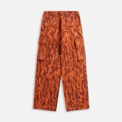 Printed Cargo Pants