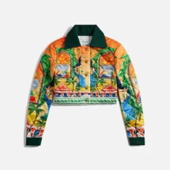 Quilted Croped Jacket