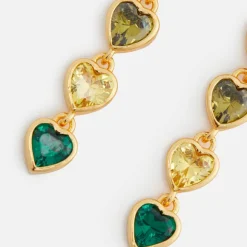 Rainbow Hearts Earrings