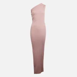 Ribbed One Shoulder Dress