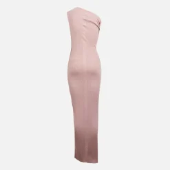 Ribbed One Shoulder Dress