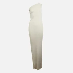 Ribbed One Shoulder Dress