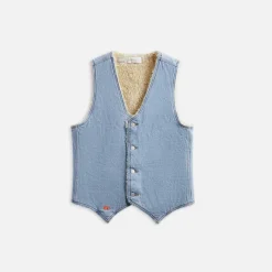 Sherpa Denim Vest