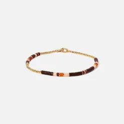 Shine Bracelet Pattern Beads With 18K Yellow Gold
