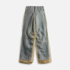 Silk Parchment Denim Jean