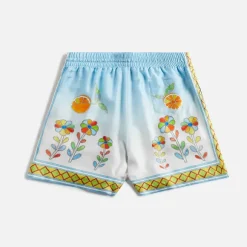 Silk Shorts With Drawstrings