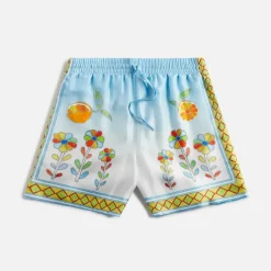 Silk Shorts With Drawstrings