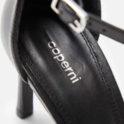 Skinny Strap Logo Sandals