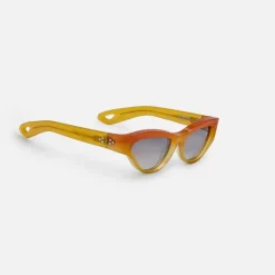 Slade Crush Frame Brandy Gradient Lens Silver Hardware