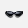 Slade Frame Jet Lens Dark Gold Hardware