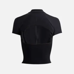 Slashed Zip Top