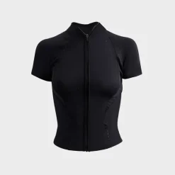 Slashed Zip Top