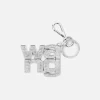 Stacked Wang Diamonte Keychain