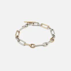 925 Sterling Silver And 18K Yellow Gold
