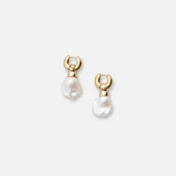 Stina Earrings With Detachable Pearl