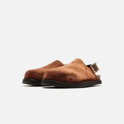 Strapped Mule Suede