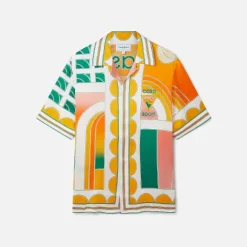 Summer Court Unisex Cuban Collar Shirt