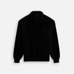 Super Fine Cashmere Silk Knit Skipper Polo