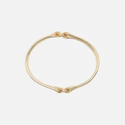 Unity Curb 3Mm Bangle In Yellow