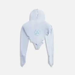 V Cut Zip Up Hoodie