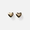 Voluptuous Heart Stud Earrings