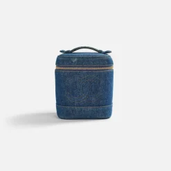 Wgaca Chanel Denim Vanity