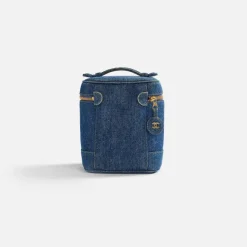 Wgaca Chanel Denim Vanity