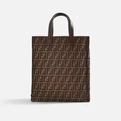 Wgaca Fendi Zucca Vertical Tote