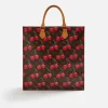Wgaca Louis Vuitton Brown Murakami Cherry Sac Plat