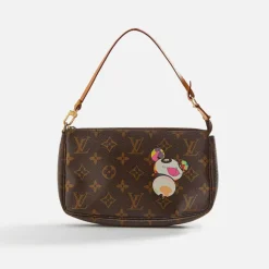 Wgaca Louis Vuitton X Takashi Murakami Panda Pochette