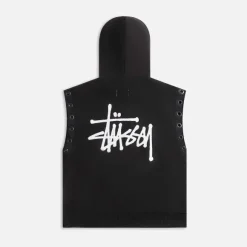 X Stussy Sweat Parka Hooded Vest