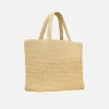 Ysl Shopping Raffia Tote