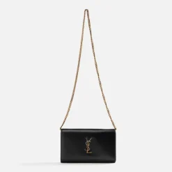 Ysl Tricolor Hardware Chain Wallet